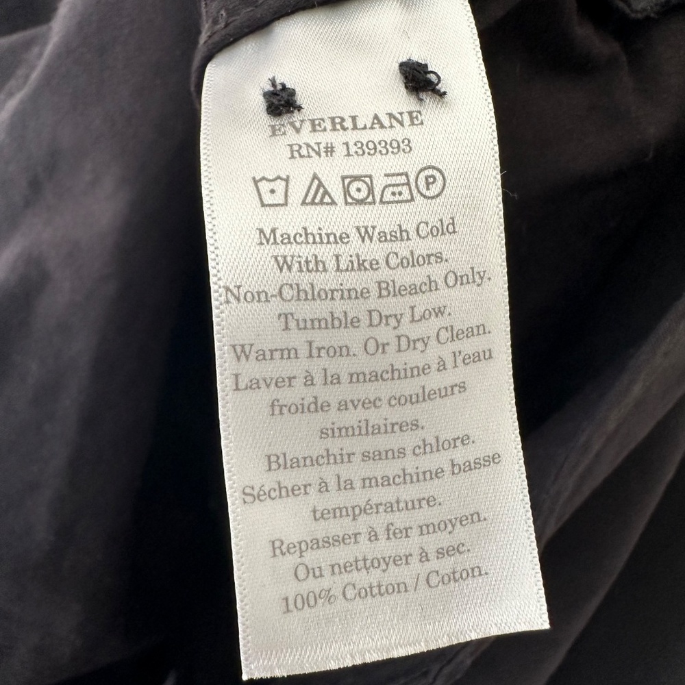 Everlane Day Tripper Dress - Black XXS - Picture 9 of 10